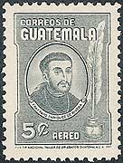 Sketch by Father Rafael Maria Landívar on Guatemala Scott C311