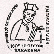 Father Baltasar Gracián y Morales, SJ on a Spanish cancel