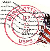 Precancel for Marquette, Wisconsin