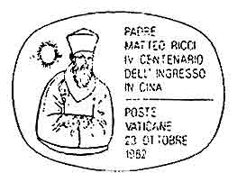 Father Matteo Ricci, SJ on Vatican cancel
