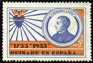 Blessed Bernardo Francisco de Hoyos, SJ on a Spanish cinderella
