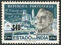 Father Manuel da N&oacute;brega, SJ on Portuguese India Scott 593