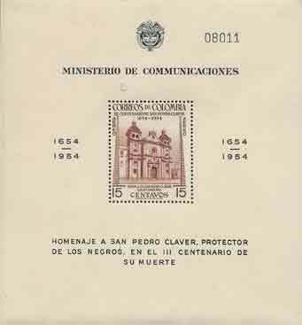 Saint Peter Claver, SJ on Colombia Scott  258a not enlarged