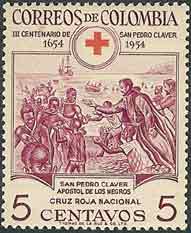 Saint Peter Claver, SJ on Colombia Scott RA54