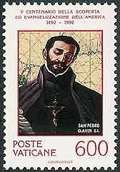 Saint Peter Claver, SJ on Vatican Scott  899