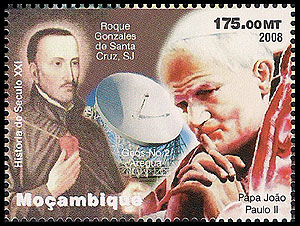 St. Roque on Mozambique stamp