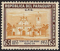 Church of St. Roque on Paraguay Scott C215