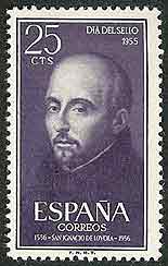 Saint Ignatius Loyola on Spain Scott 836