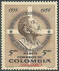 Saint Ignatius Loyola on Colombia Scott  C324