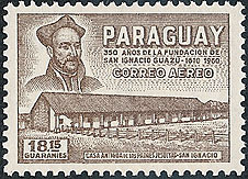 Saint Ignatius Loyola on Paraguay Scott 941