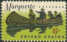 Father Jacques Marquette, SJ on USA Scott  1356