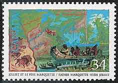 Father Jacques Marquette, SJ on Canada Scott 1128 