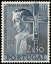Father Manuel da N&oacute;brega, SJ on Portugal Scott 801