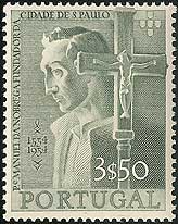 Father Manuel da N&oacute;brega, SJ on Portugal Scott 802