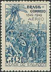 Father Manuel da N&oacute;brega, SJ on Brazil Scott C75