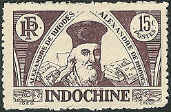 Father Alexandre de Rhodes, SJ on Indochina Scott 238