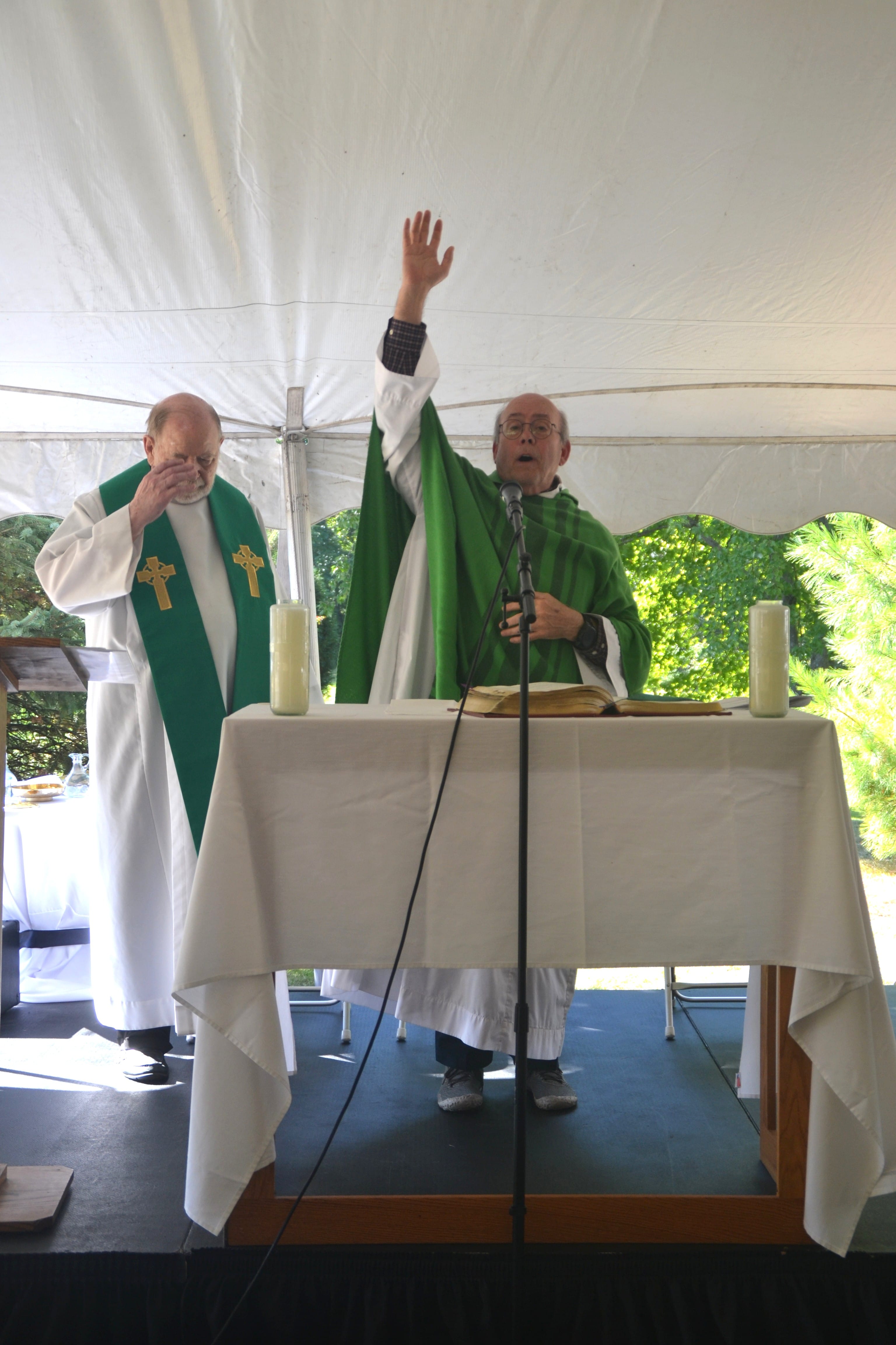 Fr. Peter Fennessy, SJ and Fr. Steve Hurd, SJ